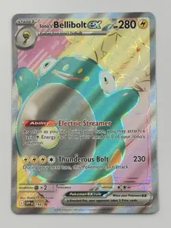 Iono's Bellibolt ex 194 Scarlet & Violet Promo Cards Holo Pokemon Single - Image 1