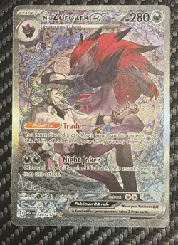 Pokemon TCG N's Zoroark EX 286/217 Ascended Heroes SIR NM - Image 1