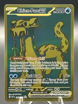 Pokemon Chien-Pao ex (242/254) Paldean Full Art Holo - Image 1