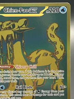 Pokemon Chien-Pao ex (242/254) Paldean Full Art Holo - Image 2