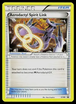Pokemon Card - Aerodactyl Spirit Link XY Promo XY99 Promo - Image 1