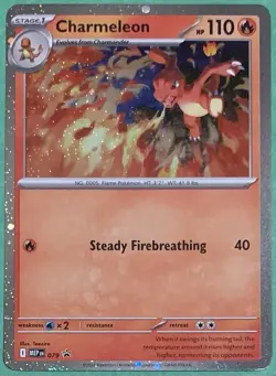 Pokemon MEP Promo Charmeleon #79 Cosmos Holo Promo TCG Pokemon Card - NM - Image 1