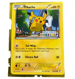 2015 Pokemon XY Roaring Skies Pikachu Build-A-Bear Workshop #20/108 - Image 1