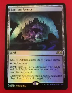 1x Restless Fortress | FOIL | Wilds of Eldraine | MTG Magic Cards - Image 1