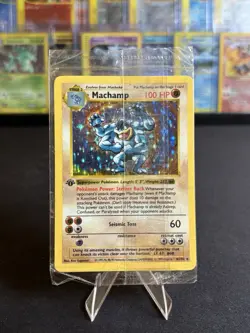 Sealed Machamp 8/102 1st Edition Shadowless Base Set 1999 Pokemon VERY RARE! - Image 1
