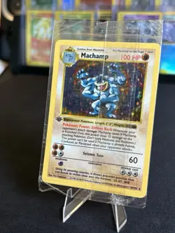 Sealed Machamp 8/102 1st Edition Shadowless Base Set 1999 Pokemon VERY RARE! - Image 4