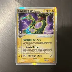 Rayquaza ex 97/101 Dragon Frontiers Holo EX Delta Species English MP - Image 1