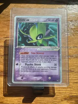 Celebi ex #17 POP Series 2 Holo Ultra Rare Pokemon TCG 2005 Near Mint - Image 1