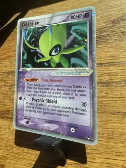 Celebi ex #17 POP Series 2 Holo Ultra Rare Pokemon TCG 2005 Near Mint - Image 3
