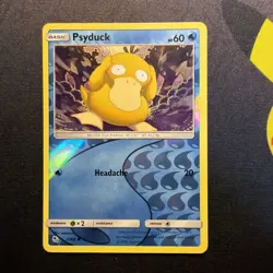 Pokemon Psyduck 11/68 Hidden Fates Basic Reverse Holo- NM - Image 1