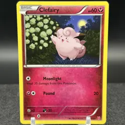 Clefairy 13/30 Common XY Trainer Kit Bisharp and Wigglytuff Pokemon Card - Image 1