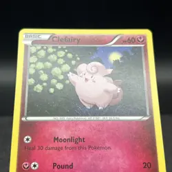 Clefairy 13/30 Common XY Trainer Kit Bisharp and Wigglytuff Pokemon Card - Image 5