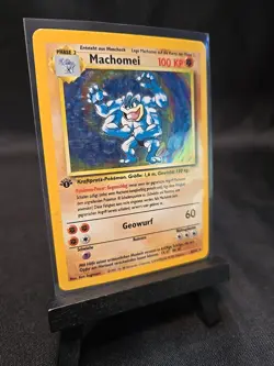 Pokemon TCG: Rare Machamp 8/102, Base Set, 1st Edition, Holo - German Version - Image 2
