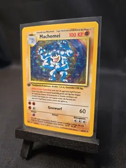 Pokemon TCG: Rare Machamp 8/102, Base Set, 1st Edition, Holo - German Version - Image 3