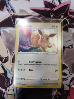 Pokemon Eevee Holo - Black Star Promo - Sword & Shield SWSH212 - NM - Image 1