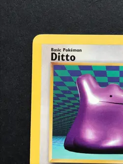 Ditto 18/62 Fossil Rare - Vintage Pokemon Card WOTC 1999 - Played - Image 2