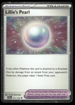 Pokemon TCG Lillie's Pearl 151/159 Journey Together Cosmos Holo SWIRL 🌀NM #2 - Image 2