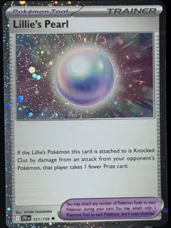 Pokemon TCG Lillie's Pearl 151/159 Journey Together Cosmos Holo SWIRL 🌀NM #2 - Image 4