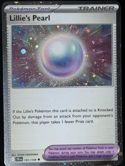 Pokemon TCG Lillie's Pearl 151/159 Journey Together Cosmos Holo SWIRL 🌀NM #2 - Image 5