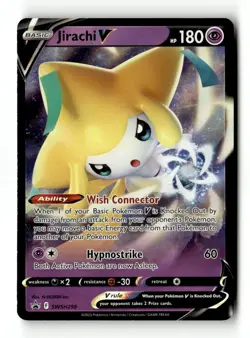 Jirachi V - 299 SWSH299 Holo Promo Sword & Shield Promo Pokemon Near Mint - Image 1