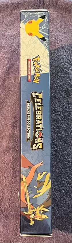 Pokemon TCG: Celebrations Deluxe Pin Collection – Zacian V Box – Factory Sealed - Image 3
