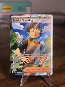 Brock's Scouting 179/159 Ultra Rare Journey Together Pokemon Holo Near Mint - Image 1