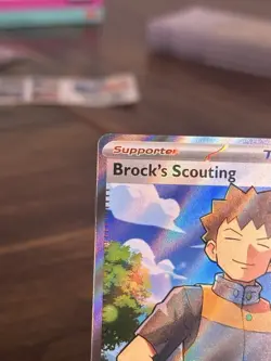 Brock's Scouting 179/159 Ultra Rare Journey Together Pokemon Holo Near Mint - Image 2