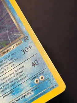 Pokemon Card - Dark Blastoise Team Rocket SWIRL 3/82 Holo Rare - Image 5