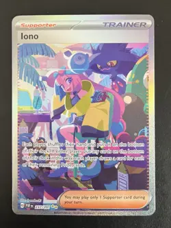 Iono 237/091 Sv: Paldean Fates Holo Pokemon TCG - Image 1