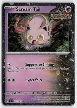 Pokemon Scream Tail - (Cosmos Holo) 077/162 Holo Uncommon Miscellaneous Cards & - Image 1