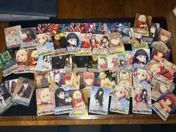 Weiss Schwarz HUGE LOT 70 Cards- Mainly FOILS- Marvel, Chainsaw Man - Image 1