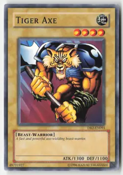 Yugioh - Tiger Axe DB2-EN091 Unlimited - Common - Image 1