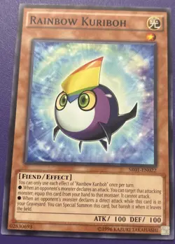 Yu-Gi-Oh! TCG Rainbow Kuriboh SR01-EN022 Common Emperor Of Darkness Free Shippin - Image 1