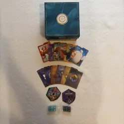 Disney Lorcana - EMPTY Azurite Sea ILLUMINEERS TROVE BOX with 12 dividers + dice - Image 1