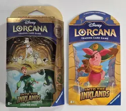 LORCANA Into The Inklands 2024 SEALED Starter Deck & Booster Pack DISNEY TCG - Image 1