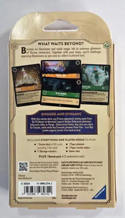 LORCANA Into The Inklands 2024 SEALED Starter Deck & Booster Pack DISNEY TCG - Image 3