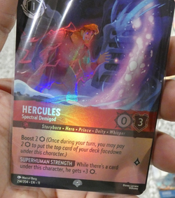 Disney Lorcana Hercules - Spectral Demigod (Epic) Holo Winterspell #214/204 NM - Image 1