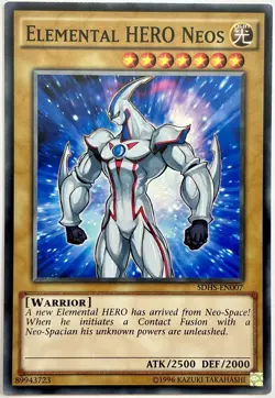 SDHS-EN007 Elemental HERO Neos - Common Unlimited Near Mint YuGiOh Card - Image 1