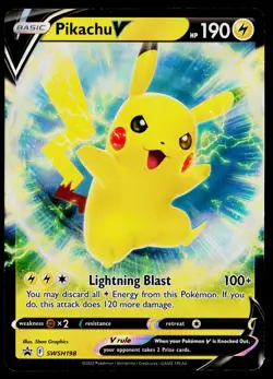 SWSH: Sword & Shield Promo Cards #SWSH198 Pikachu V - Image 1