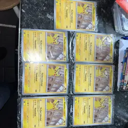7x JUMBO Pokemon TCG Pikachu At The Museum Promo Card - Natural History Museum - Image 1
