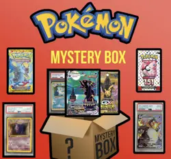 Pokemon Mystery Boxes! Vintage And Modern Cards, 2 Packs, 1 in 2 Graded Slabs - Image 1