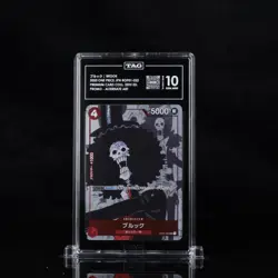 Bandai One Piece Card Game Brook OP01-022 Alt Art Foil Promo TAG 10 JP - Image 1