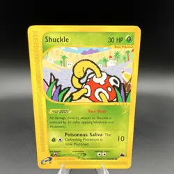 Pokemon Shuckle 96/144 Skyridge Common e-Card Regular Basic 30 HP 2003 Eng - Image 1