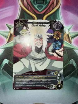 Bandai Jiraiya Sage Mode Mastery Reinforcement Naruto CCG Ninja 2007SP Card 1067 - Image 1