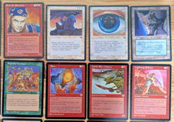 MAGIC THE GATHERING CARD 29 LOT HOMELANDS MIRAGE & FOIL INCENDIARY MTG 1995-1996 - Image 3