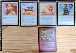 MAGIC THE GATHERING CARD 29 LOT HOMELANDS MIRAGE & FOIL INCENDIARY MTG 1995-1996 - Image 5