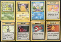 Pokemon TCG Base Set 2 - 8 Card Lot - Pikachu Squirtle Victreebel + LP-HP - Image 1