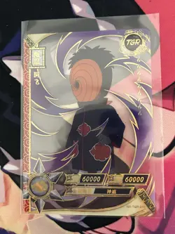 Tobi NR-TGR-010 T3W1 Naruto Kayou Card Translucent Anime TCG - Image 1