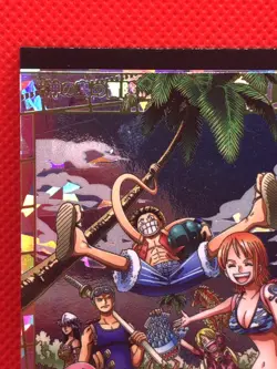 STRAW HAT CREW Luffy One Piece Holo Prism Card BANDAI TCG Japan No.8-23 SR - Image 2
