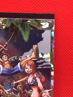 STRAW HAT CREW Luffy One Piece Holo Prism Card BANDAI TCG Japan No.8-23 SR - Image 3